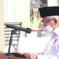 Wakil Presiden Ma'ruf Amin saat meresmikan Pasar Rakyat Pariaman. (Liputan6.com)