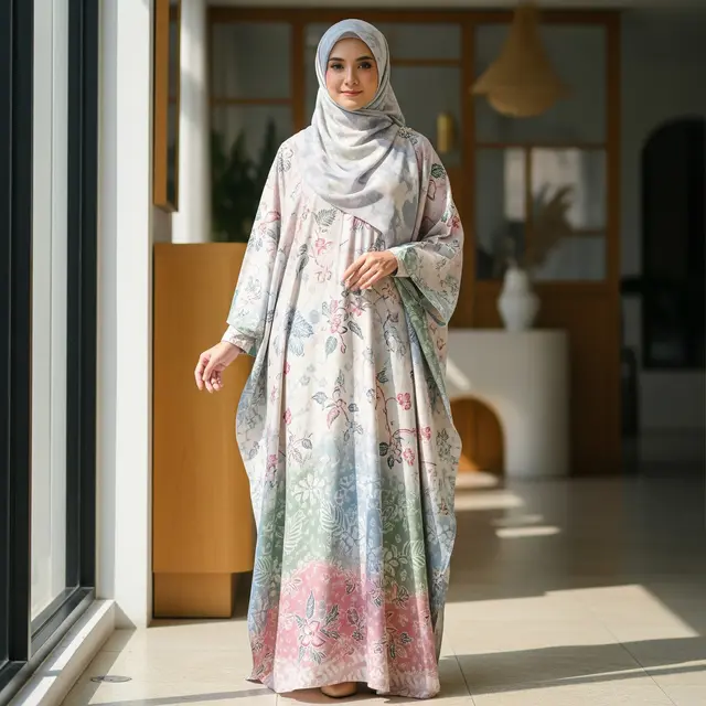 9 Model Dress Batik Bahan Dobby untuk Muslimah, Tampil Anggun dan Nyaman