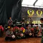 Brimob Polda Banten dan Kopassus TNI latihan marawis. (foto: dokumentasi Polda Banten)