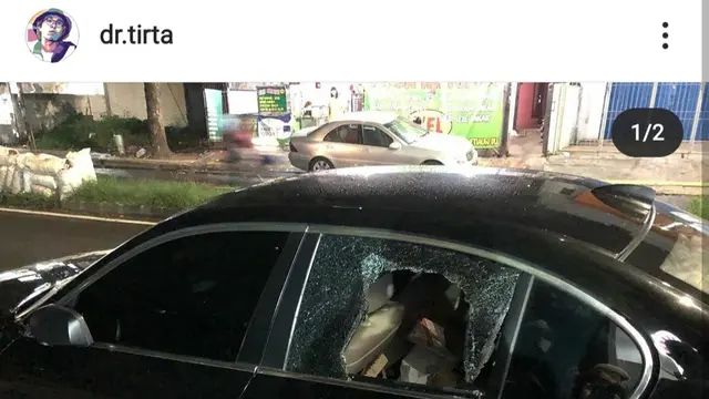 Kaca Mobil Dokter Relawan Corona Dirusak Orang Tak Dikenal