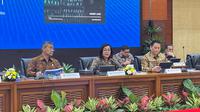 Menkeu Sri Mulyani dalam konferensi Pers APBN Kita Maret 2025, di Kantor Kementerian Keuangan, Jakarta, Kamis (13/3/2025). (Foto: Liputan6.com/Tira Santia)
