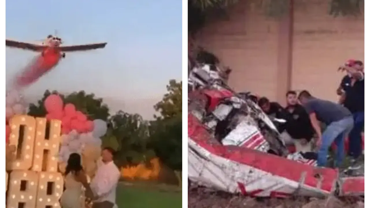 Potret Gender Reveal Berujung Tragedi, Pesawat Jatuh Tak Disadari Tamu Undangan