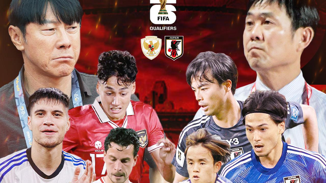 Kualifikasi Piala Dunia 2026 Zona Asia - Timnas Indonesia Vs Jepang - Duel Antarlini: STY, Kevin Diks, Thom Haye, Rafael Struick Vs Hajime Moriyasu, Kaoru Mitoma, Takefusa Kubo, Takumi Minamino