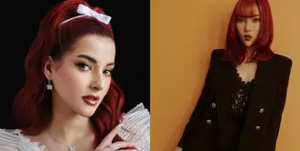 Beberapa seleb Indonesia memilih gaya dramatis dengan mengubah warna rambut mereka menjadi merah. Mari kita simak siapa saja seleb berambut merah dengan gaya unik masing-masing. Foto: Instagram.