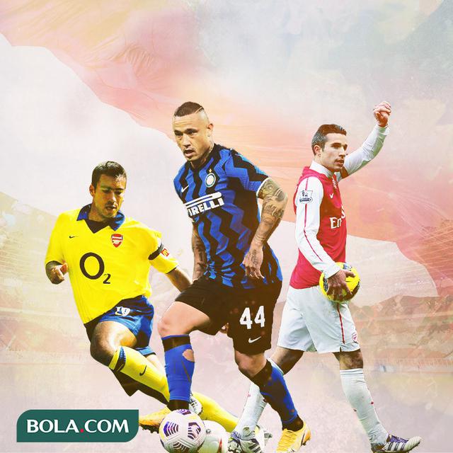 Ilustrasi - Giovanni van Bronckhorst, Radja Nainggolan, Robin van Persie