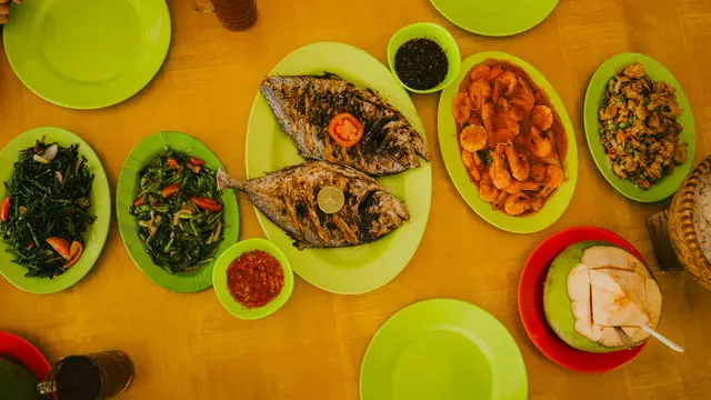 Ilustrasi makanan Sunda