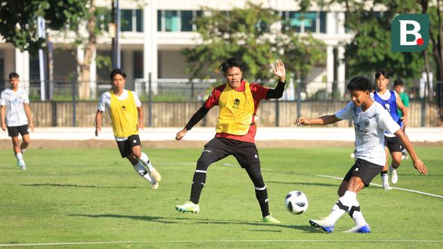 Andrika Fathir - Latihan Timnas Indonesia U-17
