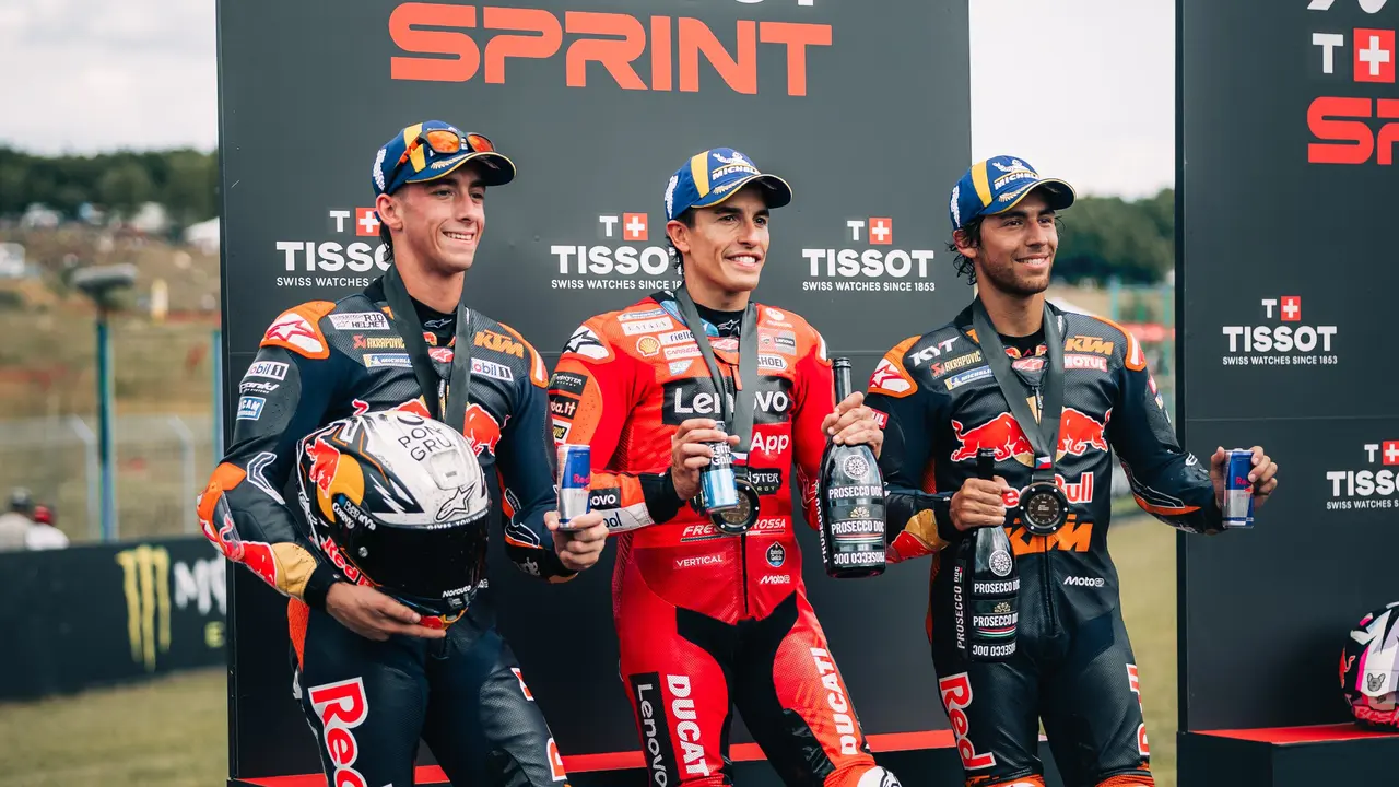 Podium Sprint Race MotoGP Ceko 2025