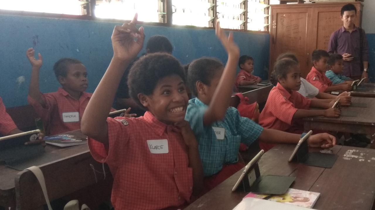 Siswa di Kota Jayapura