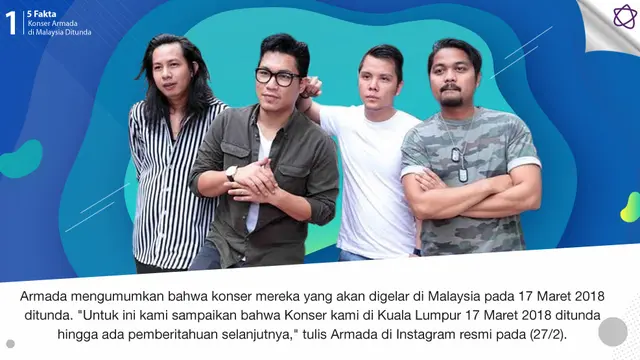 [Bintang] 5 Fakta Konser Armada di Malaysia Ditunda
