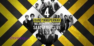 Video Sosial Bintang: 4 Band yang Melakukan Kesalahan saat Tampil Live.
