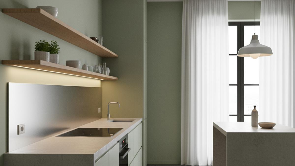 Nuansa Baru di Rumahmu, 10 Tips Buat Dapur Tanpa Ubin Dinding yang Tetap Mudah Dibersihkan