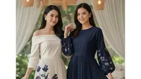 7 Dress Batik Kombinasi Plisket Lengan Panjang Elegan 2025, Tampil Memukau di Setiap Acara