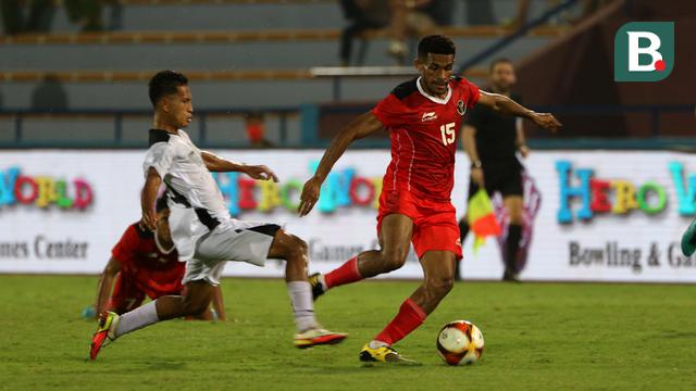 Pemain timnas Indonesia Ricky Kambuaya