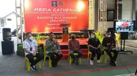 Media Gathering yang digelar Kanwil Kemenkumham Sulut, Jumat (8/4/2022).