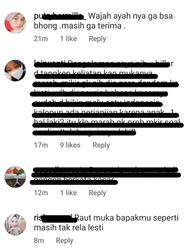 Komentar Netizen Soal Raut Wajah Ayah Lesti Kejora di Polres Metro Jakarta Selatan