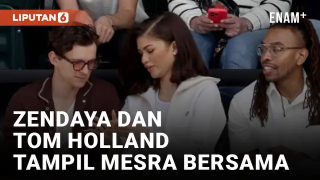 Kencan Sporty Zendaya dan Tom Holland Hadiri Pertandingan di Indian Wells, California