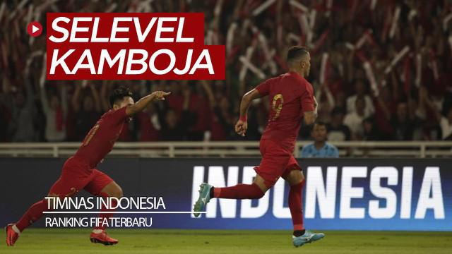Berita video posisi Timnas Indonesia yang masih belum beranjak dan selevel dengan Kamboja di peringkat FIFA terbaru.