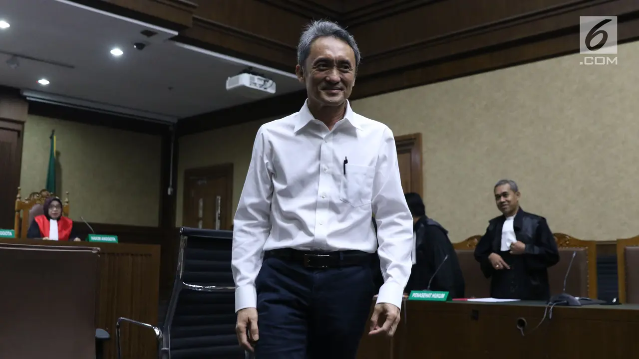 Mantan Bos Lippo Group Eddy Sindoro Jalani Sidang Dakwaan
