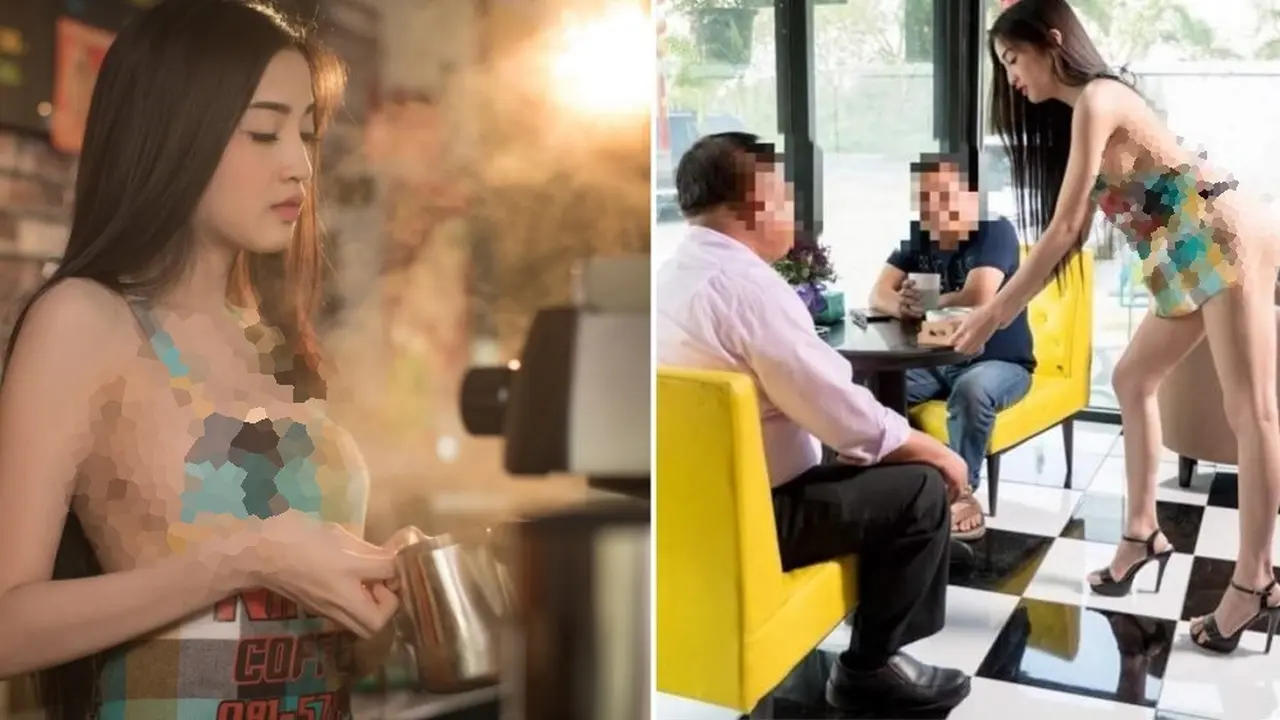 Pekerjakan Model Telanjang Layani Pembeli, Pemilik Kafe Ditangkap