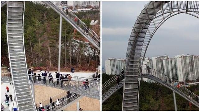 Bak Roller Coaster, Spacewalk Tertinggi Telah Diresmikan di Korea Selatan