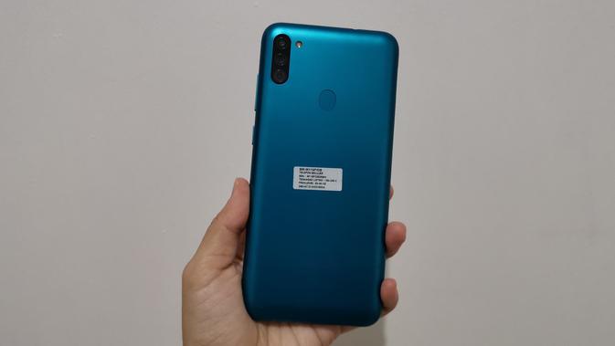 Galaxy M11 (Foto: Andina Librianty/Liputan6.com)