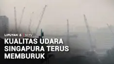 Kualitas udara di Singapura terus memburuk akibat kebakaran hutan dan lahan di Indonesia. Indeks kualitas udara berada di level sangat tidak sehat.