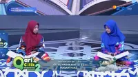 Aksi Battle Sambung Ayat Al-Qur'an Surah Al-Hasyr Ayat 21-22 dengan Maqam hijazantara antara Dinar (Sidoarjo) dan Intan (Medan) Sukses Mendapat Pujian dari Para Dewan Juri Qari Cilik Indonesia Season 2. (SCTV)