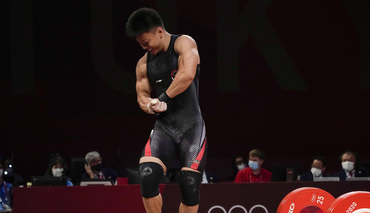Olimpiade Tokyo 2020 adalah debutnya di ajang multi-event empat tahunan terbesar di dunia. Ia juga sempat meraih medali emas untuk Indonesia di SEA Games 2019 di Filipina. (Foto: AP/Luca Bruno)