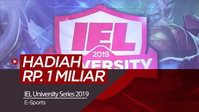 Berita video Liga e-Sports Indonesia atau IEL University Series 2019 yang memberikan hadiah kepada pemenang senilai Rp. 1 Miliar.