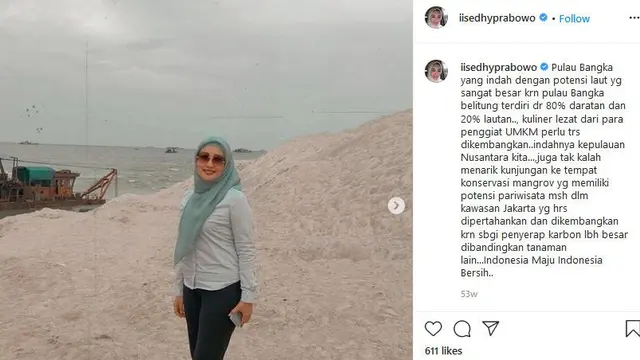 Iis Rosita Dewi Istri Menteri Edhy Prabowo