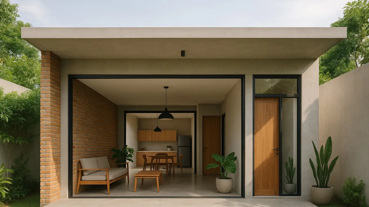 Desain Rumah Sederhana dengan Budget Terbatas (Foto: ChatGPT)