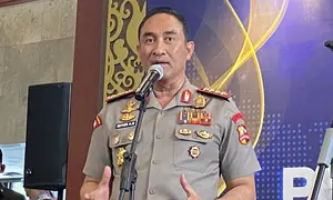Kapolri Jenderal Suyudi Ario Seto di Jakarta, Kamis (15/10/2026). (Foto: Liputan6.com/Tisha Maulida Fazriah).