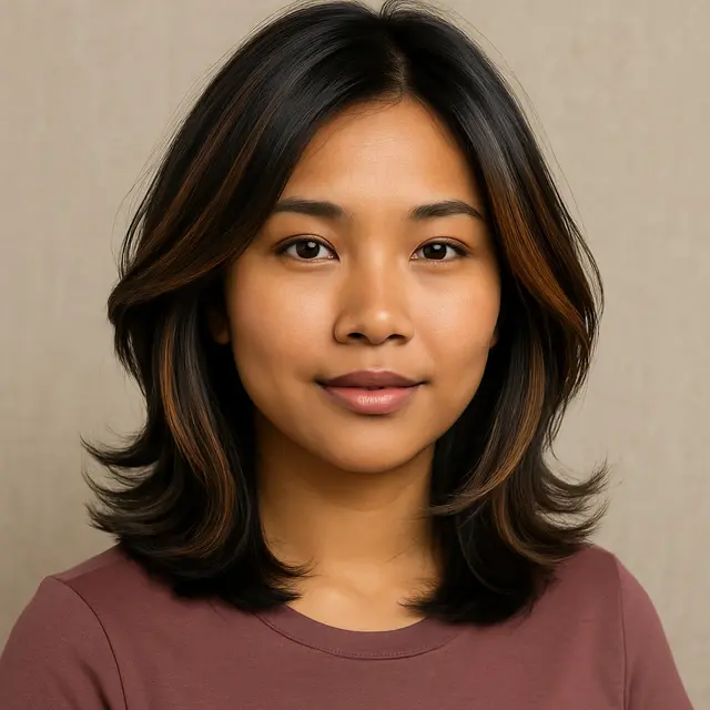 Model Rambut Butterfly Cut Sebahu (Image by ChatGPT)