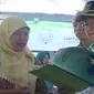 Menteri LHK Siti Nurbaya saat kegiatan Aksi Hijau Nusantara di  Bogor (Achmad Sudarno/Liputan6.com)