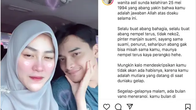 Doa Alvin Faiz untuk Henny Rahman yang Sedang Hamil dan Berulang Tahun
