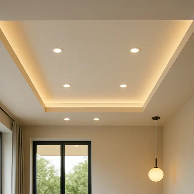 Plafon Drop Ceiling (Plafon Gantung) (Foto: Rizka Nur Laily via ChatGPT)