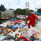 Tumpukan sampah di Pekanbaru, beberapa waktu lalu. (Liputan6.com/M Syukur)