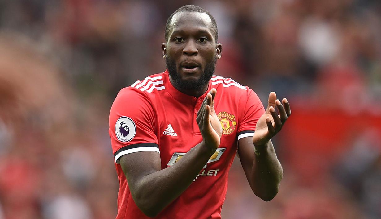4. Romelu Lukaku (Manchester United) - Musim ini akan menjadi debut dari striker asal Belgia tersebut di Liga Champions. Meski demikian kapasitasnya sudah tidak diragukan, bahkan gawang Real Madrid juga pernah dijebolnya. (AFP/Oli Scarff)