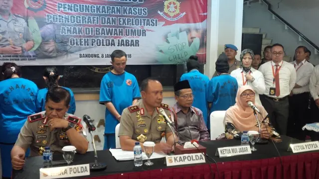 Peran 6 Tersangka Kasus Video Mesum Bocah-Wanita Dewasa