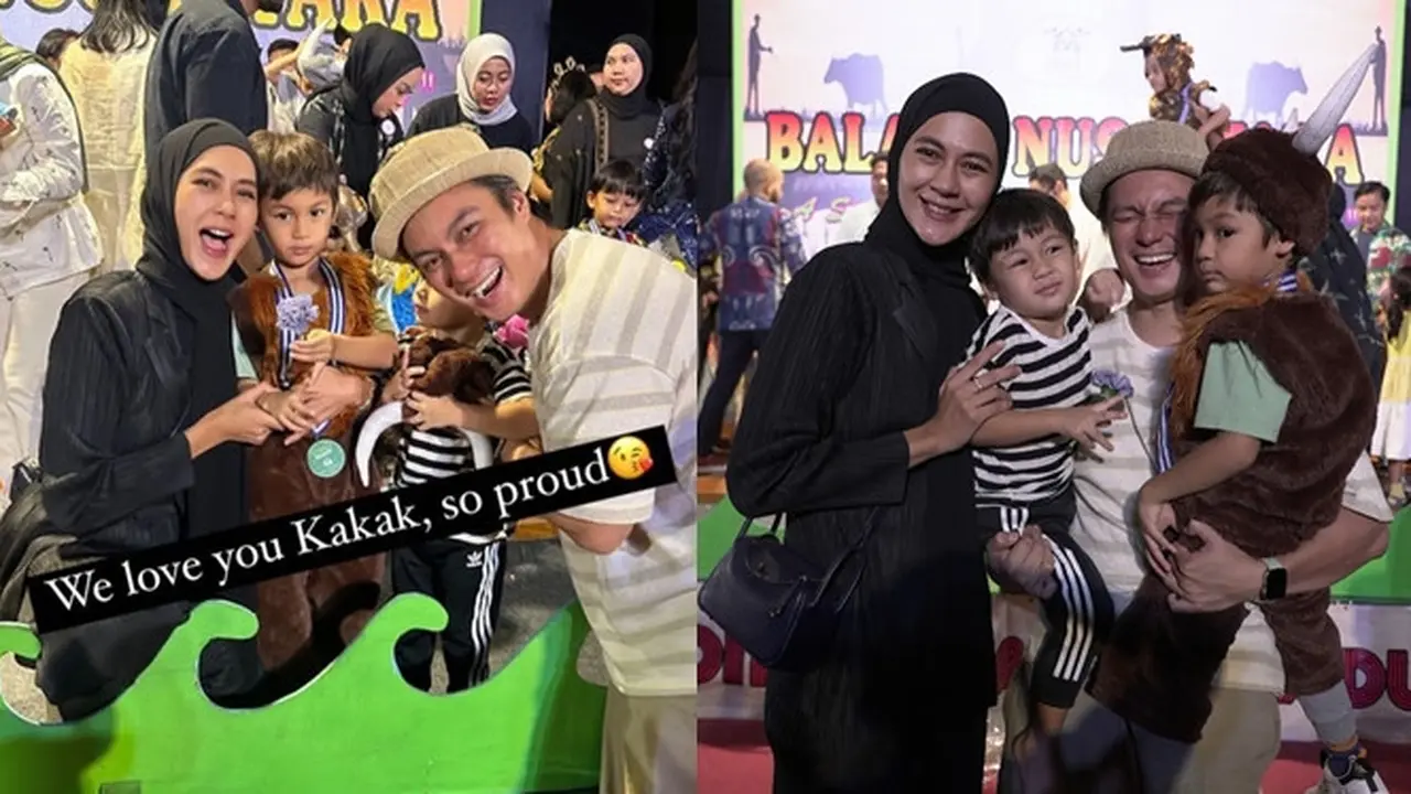 7 Potret Paula Verhoeven dan Baim Wong di Acara Kelulusan Sekolah Kiano