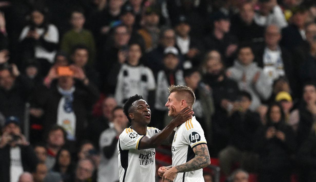Final Liga Champions 2023/2024 menjadi laga penutup Toni Kroos bersama Real Madrid. (Glyn KIRK/AFP)