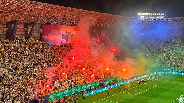 Foto: Selebrasi Gol Kabut Cristiano Ronaldo saat Al-Nassr Tumbangkan Al-Ahli di Liga Arab Saudi