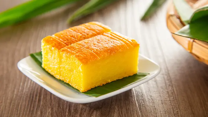 bingka singkong panggang kukus