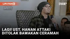 Dulu Gresik, Ustaz Hanan Attaki Kini Ditolak Bawakan Ceramah di Jember