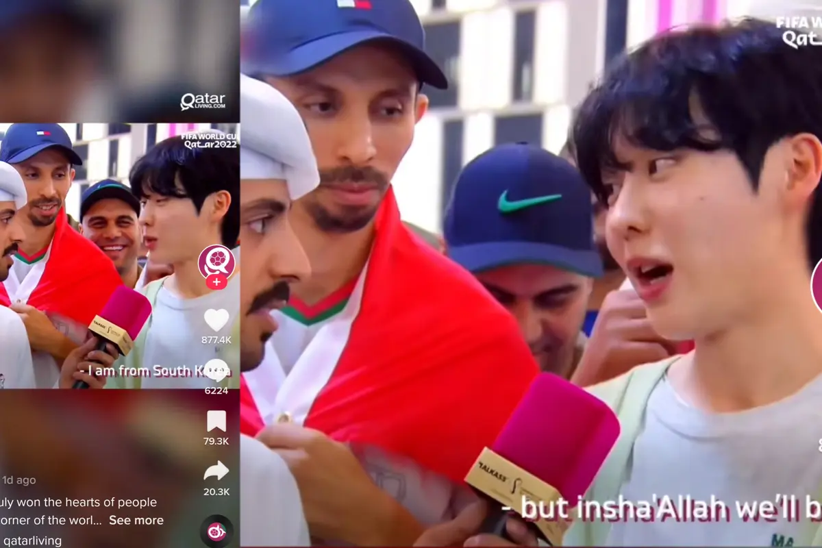 Suporter Korea Selatan di Piala Dunia 2022 Pukau Reporter Qatar