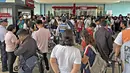 Gempa bumi berkekuatan magnitudo 7,6 mengguncang wilayah lepas pantai selatan Filipina pada Jumat (10/10/2025) waktu setempat. (Erwin MASCARINAS/AFP)