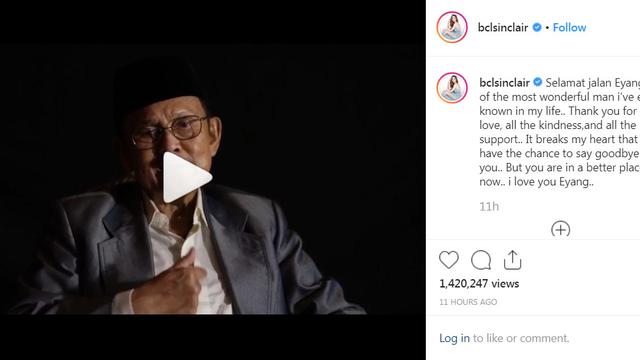 Duka BCL untuk kepergian BJ Habibie (Liputan6.com/ IG/ https://www.instagram.com/p/B2RevYHFhFq/)