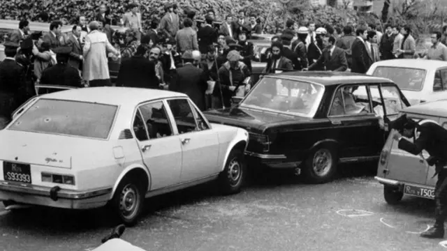 Jasad mantan PM Italia Aldo Moro ditemukan pada 9 mei 1978 di Roma.