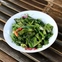 ilustrasi sayur genjer/ridzkysetiaji/shutterstock